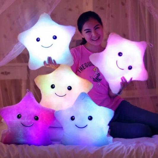 Twinkle in the Night: Luminous Star Pillow